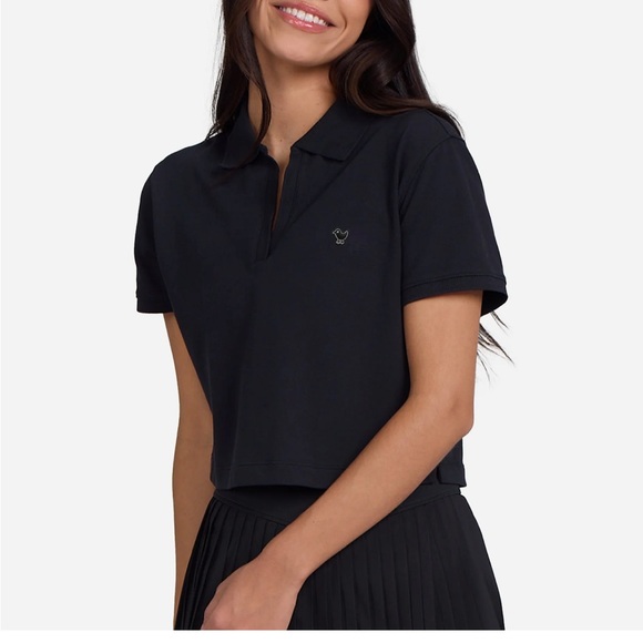 Bad Birdie Tops - NWOT Bad Birdie Rib Collar Polo